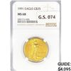 Image 1 : 1991 US .50oz Gold $25 Eagle NGC MS68