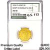 Image 1 : 1834 $5 Gold Eagle NGC AU58 Script 8 Crosslet 4 HM