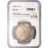 Image 1 : 1880-S Morgan Silver Dollar NGC MS65