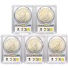 Image 2 : 1923 Set (5) Silver Peace Dollar PCGS MS63