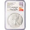 Image 1 : 2020(P) ASE Castle Signed NGC MS70 1st Day