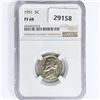 Image 1 : 1951 Jefferson Nickel NGC PF68