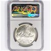 Image 2 : 1935 .6oz Canada Silver Dollar NGC MS65