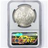 Image 2 : 1884-CC Morgan Silver Dollar NGC MS62