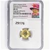 Image 1 : 2023 1/10oz GB Gold £10 NGC MS70 Q. Elizabeth II