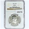Image 1 : 1963 Franklin Half Dollar NGC PF67