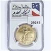 Image 1 : 2020 $50 1oz AGE Castle, Standish Signed NGC MS70