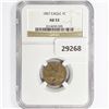 Image 1 : 1857 Flying Eagle Cent NGC AU53