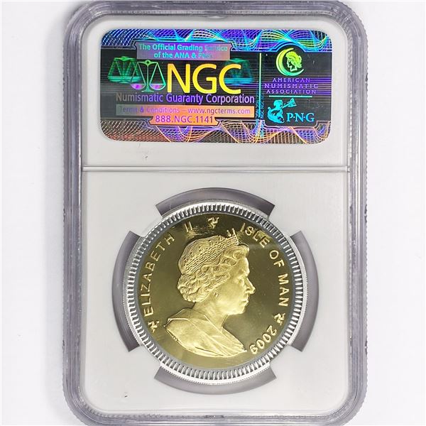 2009 Noble 1oz Gold IS. Of Man NGC PF70 UC