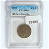 Image 1 : 1806 Draped Bust 1/2C ICG EF45 Lg 6,Stems,Rot. Die