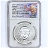 Image 1 : 2023 1oz G.B. S2£ NGC MS69 King Charles III
