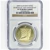 Image 2 : 2009 Noble 1oz Gold IS. Of Man NGC PF70 UC