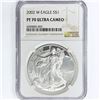 Image 1 : 2002-W American Silver Eagle NGC PF70 UC