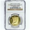 Image 2 : 2009 Noble 1oz Gold IS. Of Man NGC PF70 UC
