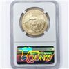 Image 2 : 2023 $50 1oz AGE NGC MS69 Obv Struck Thru