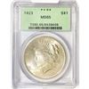 Image 1 : 1923 Silver Peace Dollar PCGS MS65