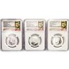 Image 1 : 2014 Set (3) Kennedy Half Dollar NGC SP, PF