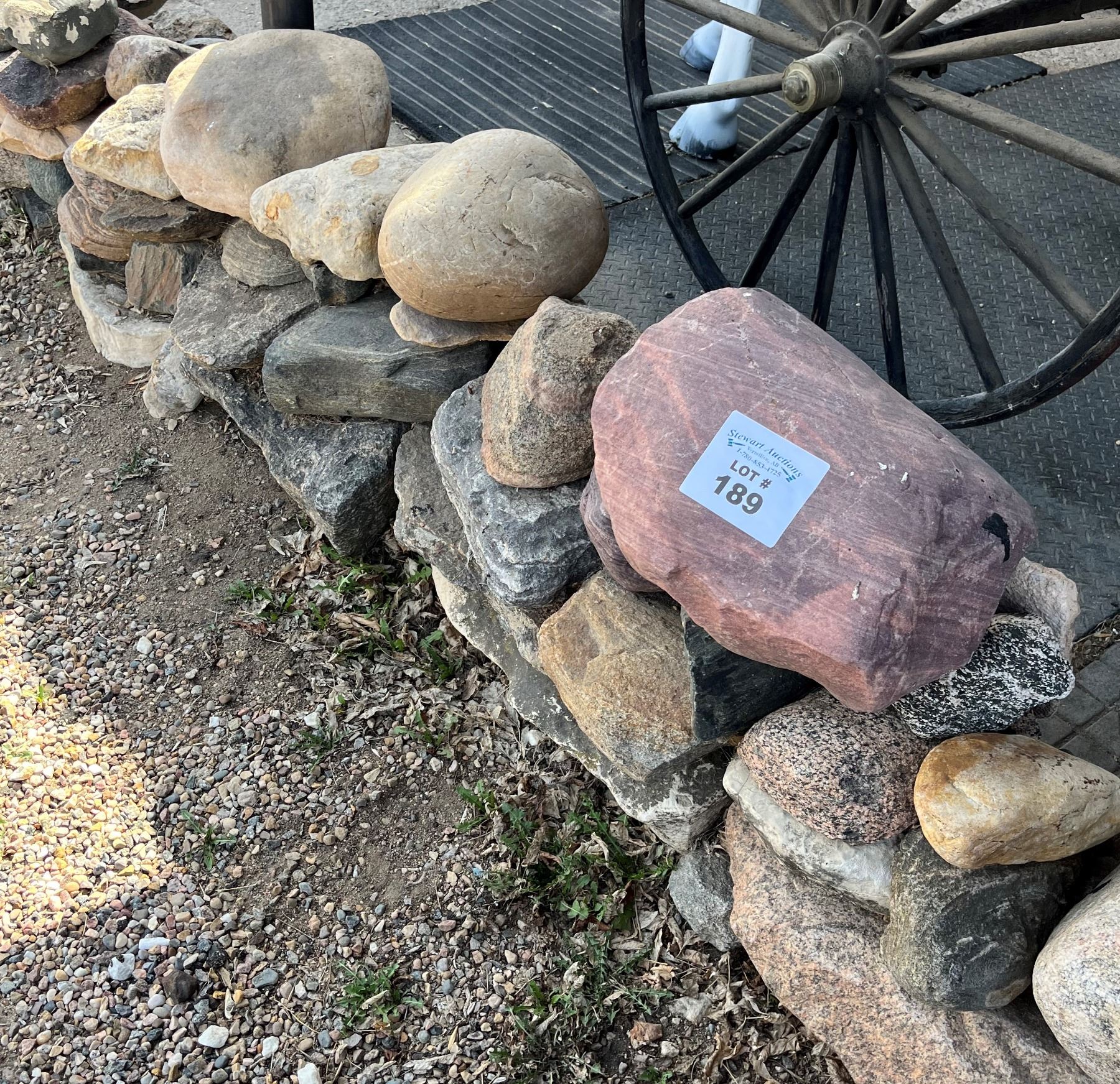 Pile of hand picked Rocks