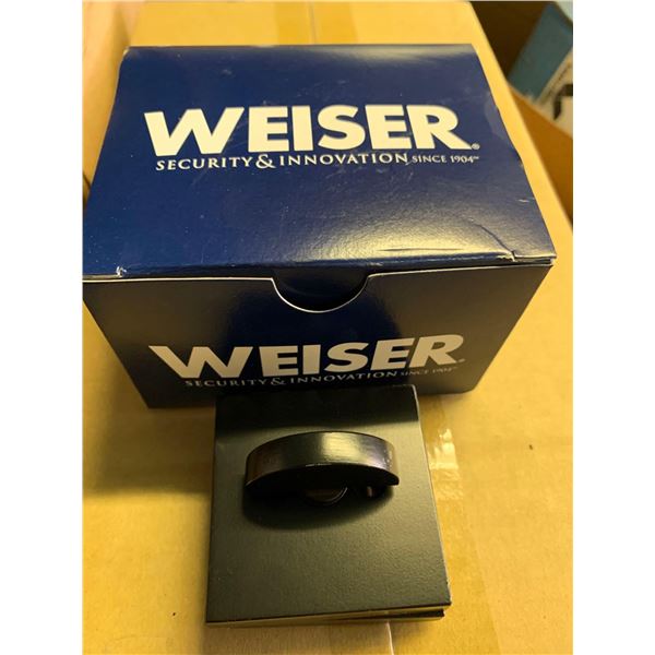 Weiser Iron Black Single Cylinder SmartKey Deadbolt - NEW