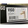 Image 1 : Vigo Single Hole Bathroom Faucet Matte Brished Gold