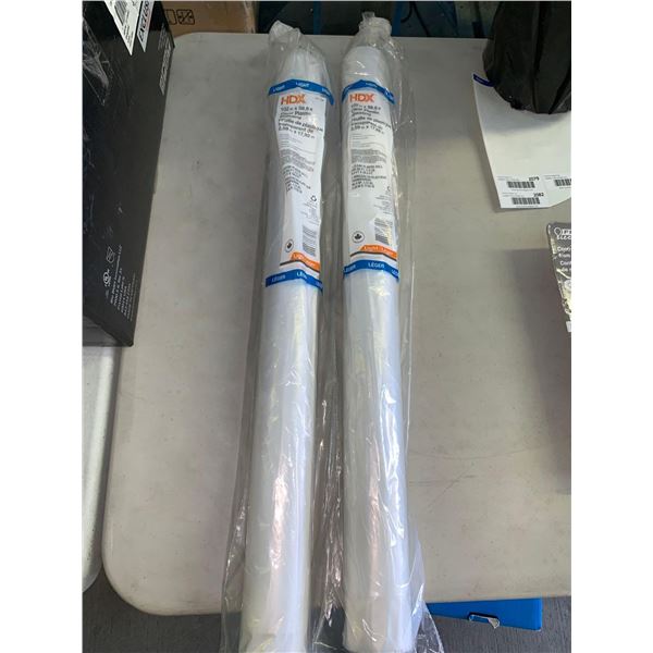 HDX Light Duty 2.5lbs-Clear Plastic Sheeting 500sq ft ( 8.5ft x 58ft) - LOT OF 2 ROLLS