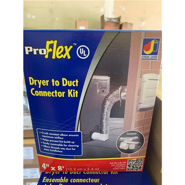 ProFlex Dryer Ducting Hose 4" x 8FT - LOT OF 3