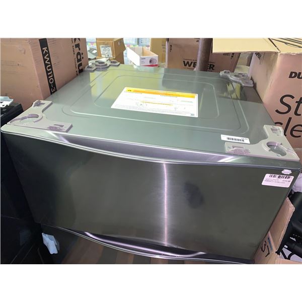 LG 27 Inch Graphite Steel Finish Laundry Pedestal with Storage Drawer