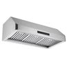 Image 1 : Ancona Model AN-1256 36 Inch Pro Series Undercabinet 650 CFM Range Hood with Night Light, Stainless 