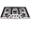 Image 1 : LG Built In Gas Cooktop Model LCG3011ST Stainless Steel