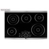 Image 1 : LG LSCE305ST LG Studio 30" Electric Radiant Cooktop, 5 Cooking Elements (2 Dual -  3.0 KW & 1.9 KW, 