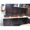 Image 3 : Salem Cappuccino Maple 20 Piece Corner Kitchen Cabinet Set Includes 10 Base & 10 Wall Cabinets of as