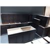 Image 3 : Salem Cappuccino Maple 10 Piece Corner Kitchen Cabinet Set Includes 10 Base & 9 Wall Cabinets of ass