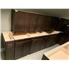 Image 5 : Salem Cappuccino Maple 10 Piece Corner Kitchen Cabinet Set Includes 10 Base & 9 Wall Cabinets of ass