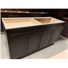 Image 6 : Salem Cappuccino Maple 10 Piece Corner Kitchen Cabinet Set Includes 10 Base & 9 Wall Cabinets of ass