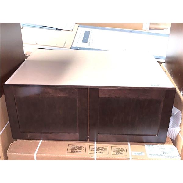 Salem Cappuccino Maple Wall Upper W34x13 Cabinet