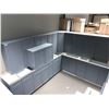 Image 1 : NEW S.Cloud Gray - 15 Piece Kitchen Cabinet Set includes 8 Base & 7 Wall Upper Cabinets Approx wall 