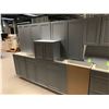 Image 4 : NEW S.Cloud Gray - 17 Piece Kitchen Cabinet Set includes 9 Base & 8 Wall Upper Cabinets Approx footp