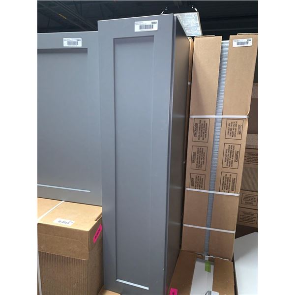 S.Cloudstock Wall Upper single door Cabinet 9 x 36 inch NEW -includes interior shelves