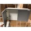 Image 2 : S.Cloudstock Wall Upper double door Cabinet 33 x 18 inch NEW -includes interior shelves