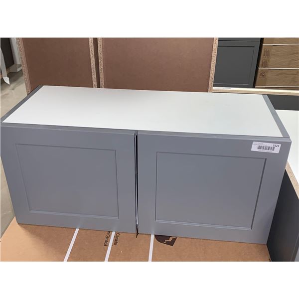 S.Cloudstock Wall Upper double door Cabinet 30 x 13.5 x inch NEW -includes interior shelves