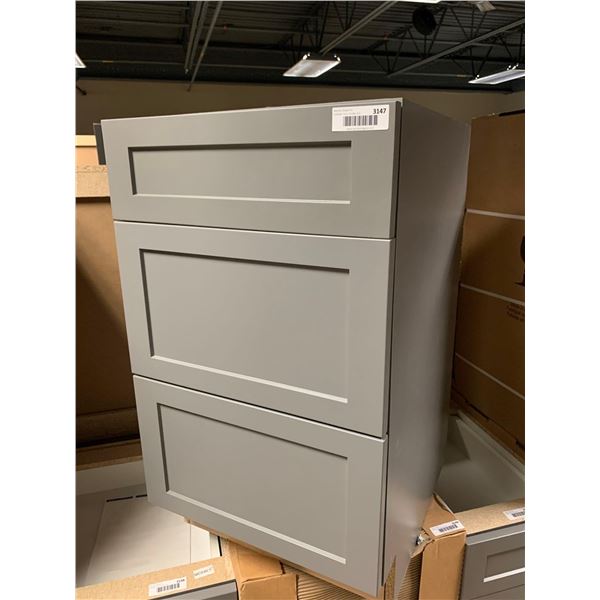 S.Cloudstock Base Vanity Base Triple Drawer Cabinet 18 inch NEW