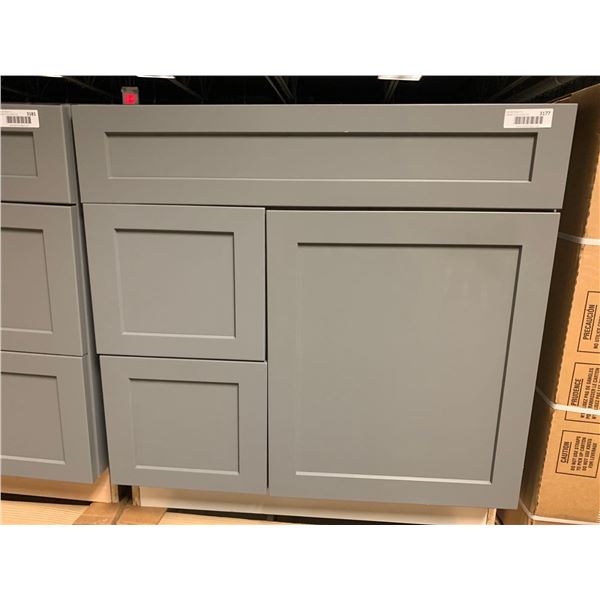 S.Cloudstock Base Vanity Double Left Drawers, 1 Door Cabinet 30 inch NEW