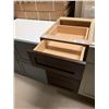 Image 2 : Maple Dark Espresso Vanity triple door cabinet 15 inch NEW