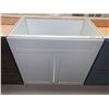 Image 1 : White Double Door Vanity Cabinet 33 Inch NEW