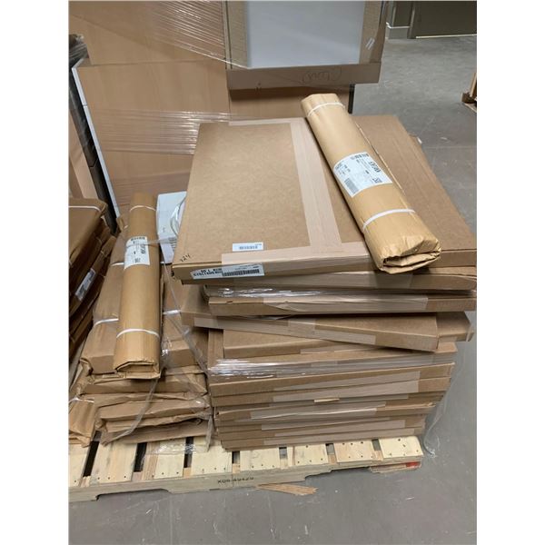PALLET LOT - assorted sizes NEW Finishing Panels & cabinetry Trim