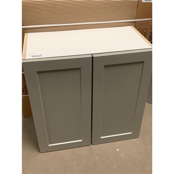 Cosmo Gray Wall Cabinet 24 x 24 inch NEW