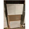 Image 4 : LOT OF 3 PALLETS - White Cabinets partial Set includes Bases, Vanities and uppers - Approx 12 Pieces