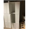 Image 2 : White Salem 24 x 78 Inch 6 Door Wardrobe/Pantry Cabinet NEW