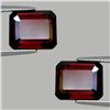 Image 1 : Natural AAA Deep Red Rhodolite Garnet Pair 12.07 Ct- FL