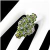 Image 3 : Natural Chrome Diopside Sapphire Tanzanite Ring